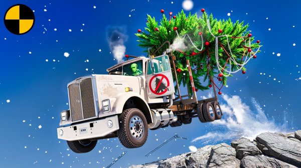 Гринч VS Рождество | BeamNG Drive - Фильм