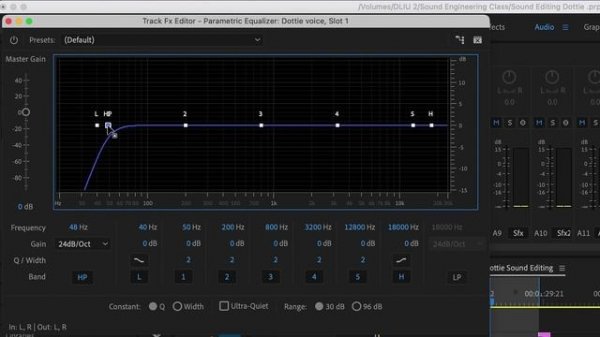 Редактирование звука для видео.