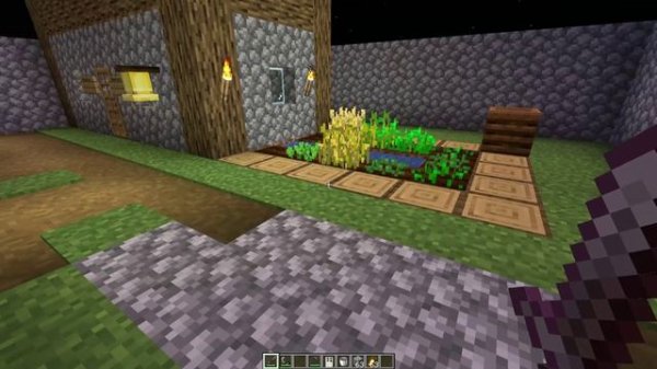 Minecraft 1.21.1 - защищаю дом общежития в заражённой деревне