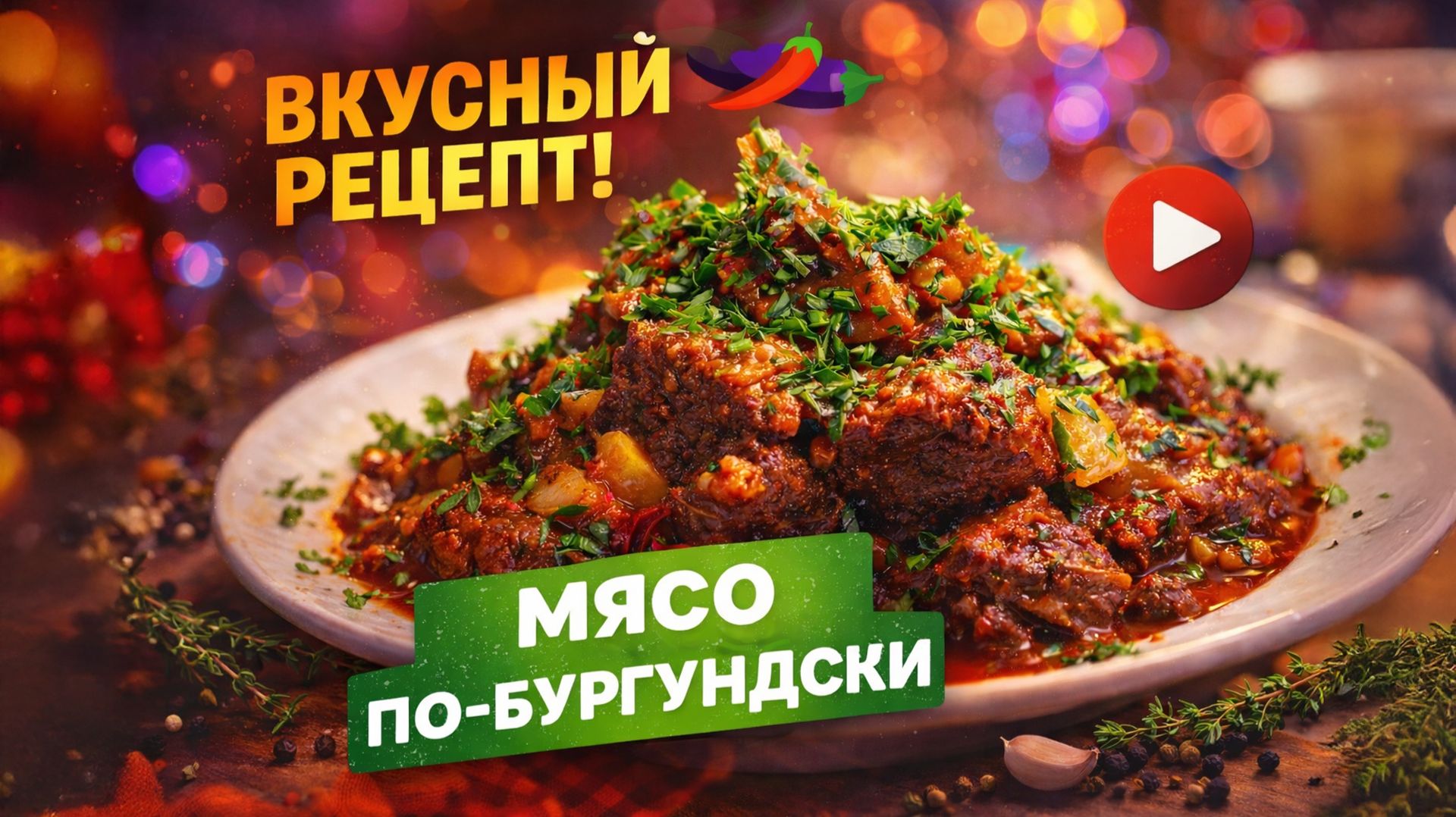Мясо по-бургундски – изысканное блюдо для всей семьи от шеф-повара! смотреть онлайн