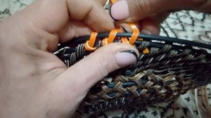 Ажурный узор.
корневое плетение