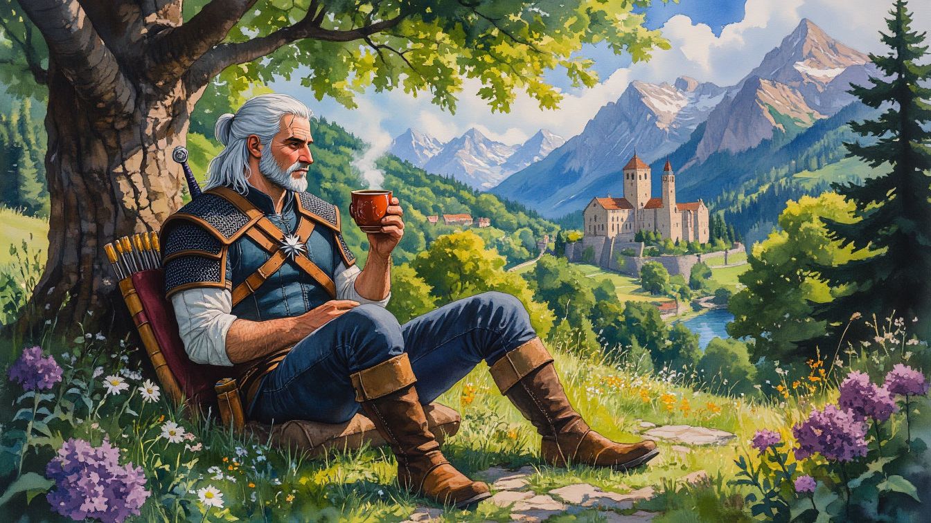 Survival Void Quests майнкрафт 1.16.5: Геральт Спокойное развитие и Квесты