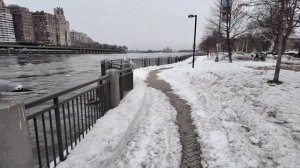 Прогулка по острову Рузвельта Нью Йорк ❄️ Зимние виды мегаполиса во всей красе 🚶♂️✨