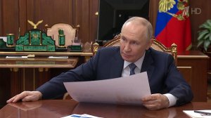 Владимир Путин в Кремле принял мэра Москвы Сергея Собянина.