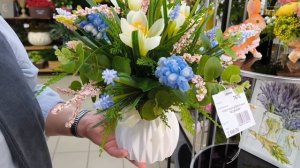 Обзор весенних композиций из искусственных цветов