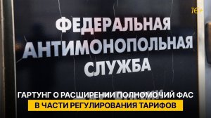 Гартунг о расширении полномочий ФАС в части регулирования тарифов