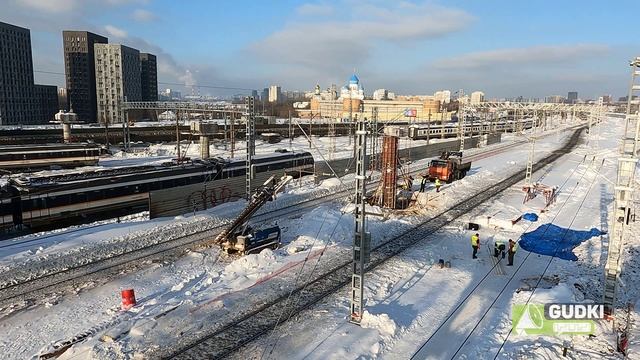 #перерва #люблинскийпарк Строительство новой станции Перерва