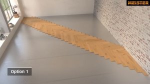 Паркет МАЙСТЕР (MEISTER) - Укладка паркета елочкой с замком UniZip