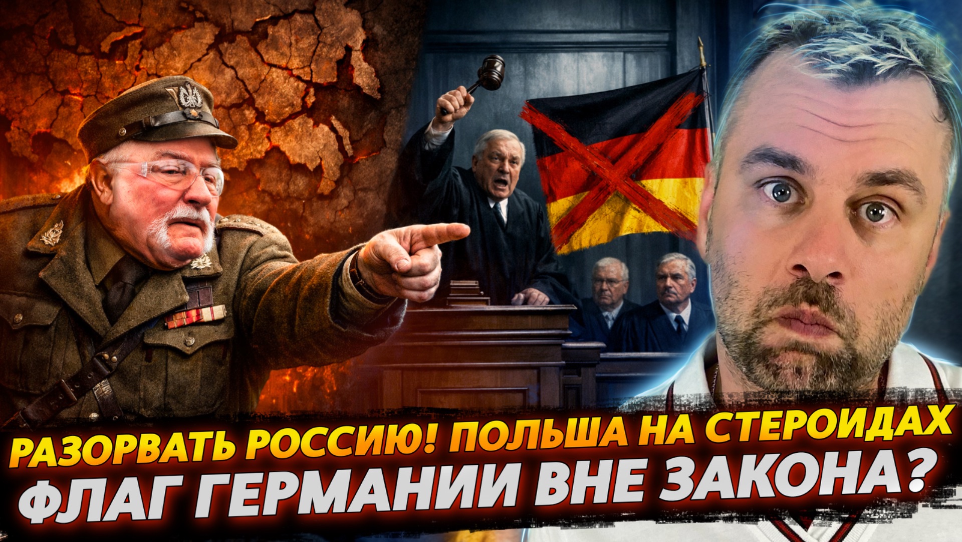 РАЗОРВАТЬ РОССИЮ! ПОЛЬША НА СТЕРОИДАХ | ФЛАГ ГЕРМАНИИ ВНЕ ЗАКОНА? смотреть онлайн