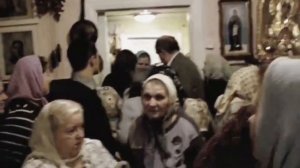 На празднике у матушки Феодосии.
Сотни духовных чад. От монашествующих 
до мирян.