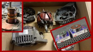 Перебрал генератор. Toyota 1ZZ-FE. Подшипники, токосъёмные кольца.