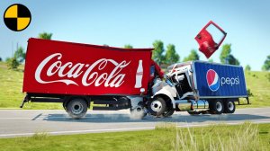 Автомобили VS Лобовое Столкновение | BeamNG Drive