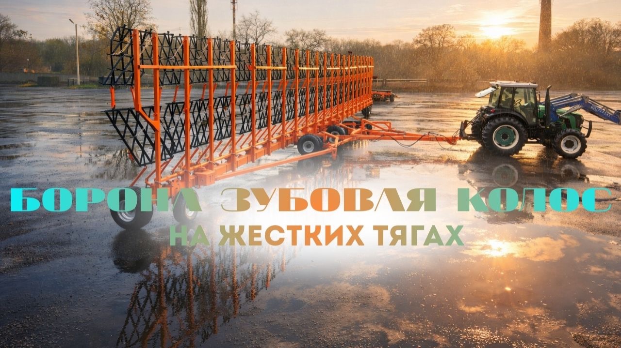 Борона ЗУБОВАЯ на жестких тягах Колос Воронеж