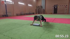 Народные игры ГТО Иду на Рекорд , отжимания. Категория 8-9 лет