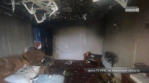 При пожаре в посёлке Турма Братского района погибла пенсионерка и пострадали два человека