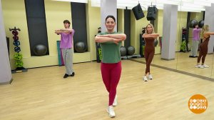 Зарядка для стройной фигуры: прыгаем! Доброе утро. Фрагмент выпуска от 10.02.2026