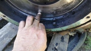 Т-40 АМ. 017 серия.  Демонтаж Д-37 с Яриком для ремонта.