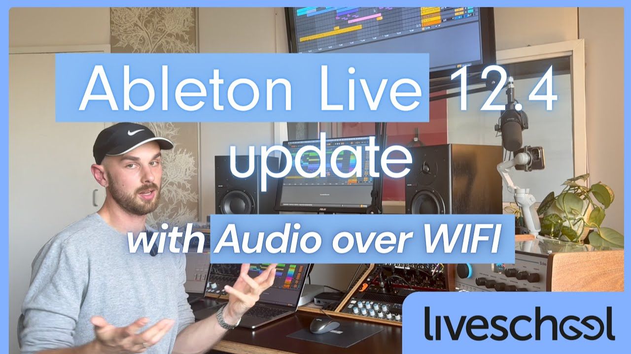 Ableton Live 12.4 Update: Link Audio, New Learn View and Sound Design Updates