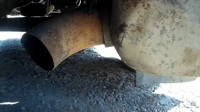 Скания 124, поменял глушитель. смотреть онлайн