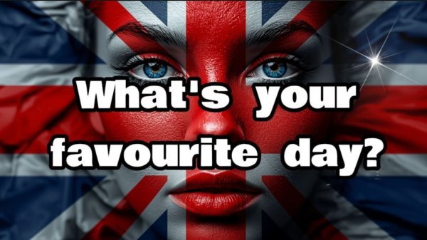 English in Songs. What's your favourite day?