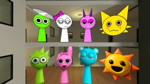 Спрунки 4К хотят Вернуть Своих Друзей От Спрунки С Разными Частями