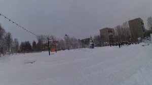 Прогулка по Архангельску. Вдоль Ленинградского 3го лесозавода до 2го. Чкалова. 10.02.2026