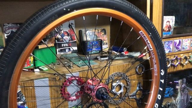 Ступица Tanke розовая 1скорость звук в собранном колесе