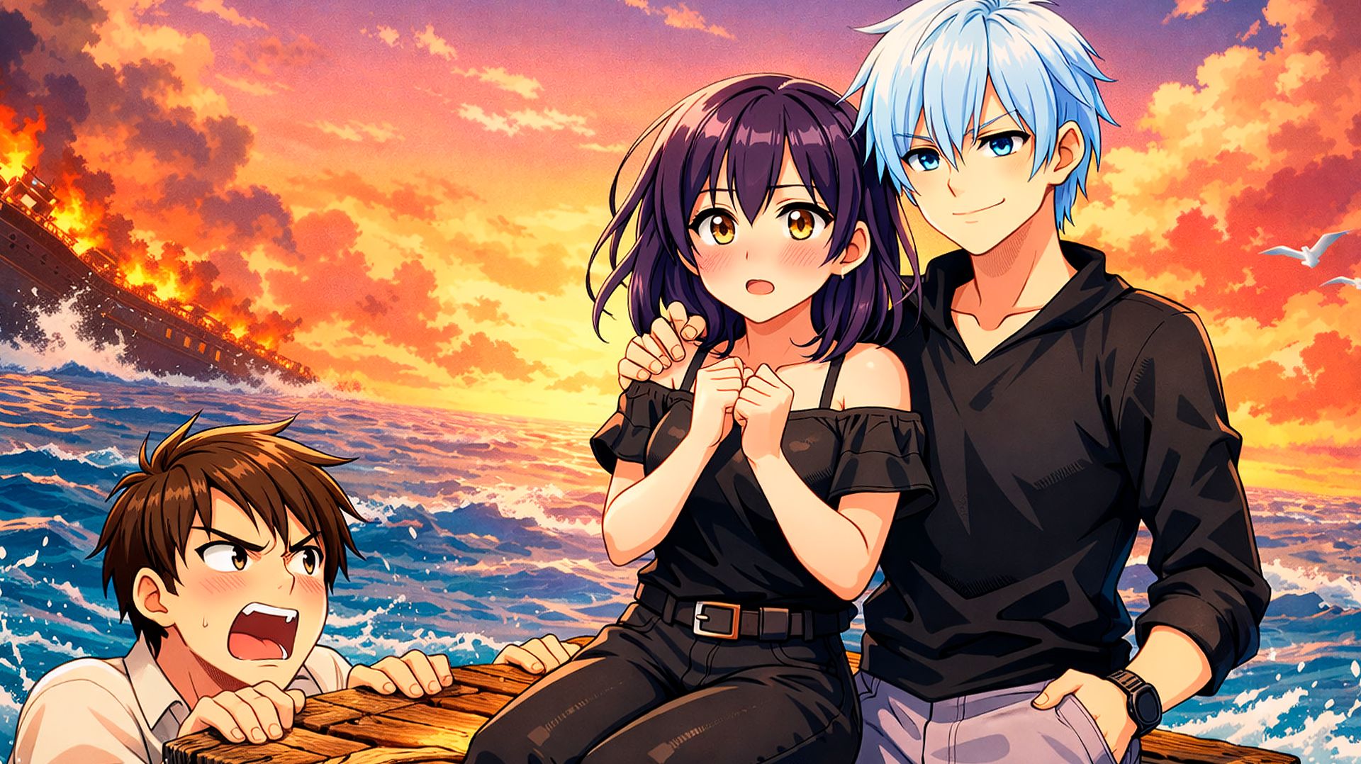 😱 Майнкрафт но МЫ ЗАСТРЯЛИ В МОРЕ! ВЫЖИВАНИЕ НА ПЛОТУ? смотреть онлайн