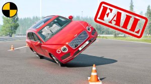 Лосиный Тест VS Автомобили | BeamNG Drive