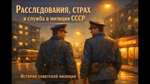 Аудиокнига полностью. Детектив. «Расследования, страх и служба в милиции СССР» Книга 1 из 3