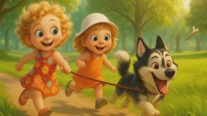 Потерянный Пёс хаски - мультик для детей