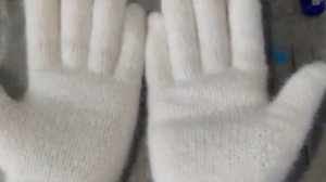 Перчатки чулочными спицами