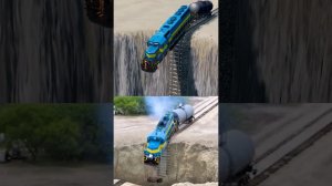 TRAIN VS GIANT PIT ️ CarsVS & Mrbeast comparison