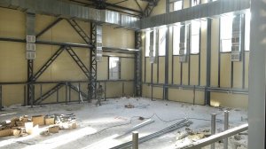 Строительство модульного бассейна в Бийске идёт по плану ("Будни", 09.02.26г., Бийское телевидение)