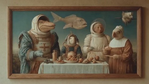 AI Animated Paintings  – Higgsfield x Midjourney Art ｜ Kelly Boesch-(704p30)