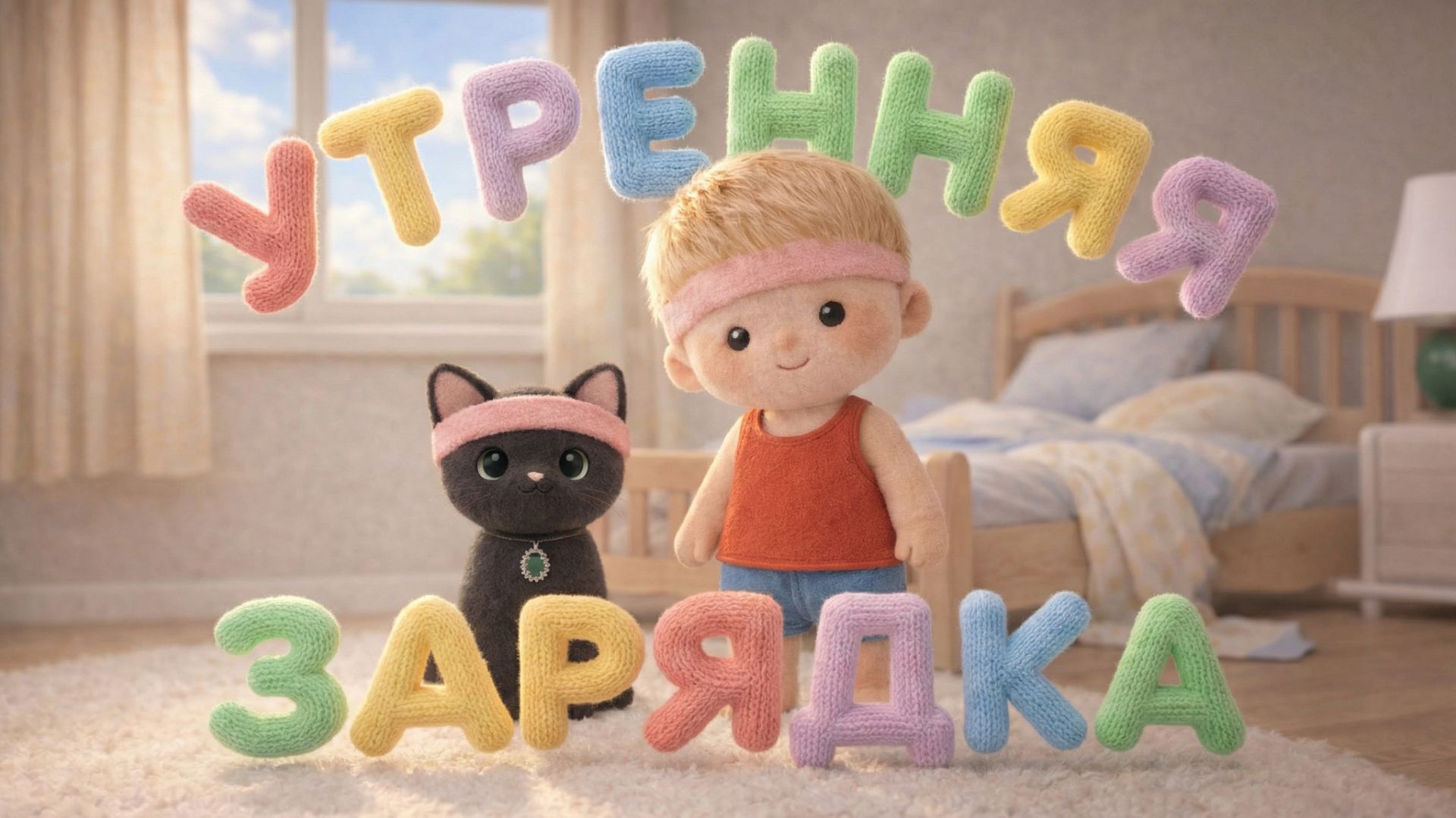 Утренняя Зарядка (Детские песни и мультфильмы)