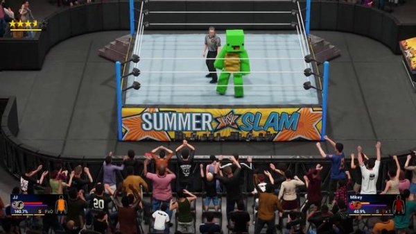 МАЙКИ ПРОТИВ ДЖЕЯ В РЕСТЛИНГА В МАЙНКРАФТЕ