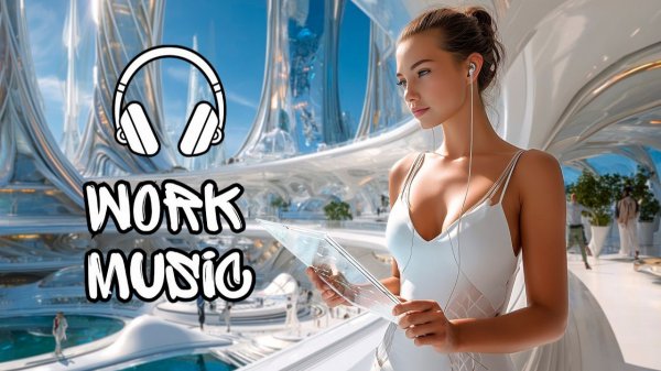 Умный Золотой город 2100 | Научно-фантастическая музыка для людей с СДВГ и повышения продуктивности