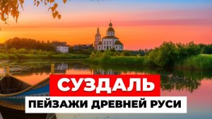 Хотите побывать в Древней Руси? Приезжайте в Суздаль! Суздаль с высоты птичьего полета