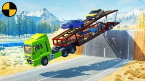 Автомобили VS Незаконченная Дорога | BeamNG Drive