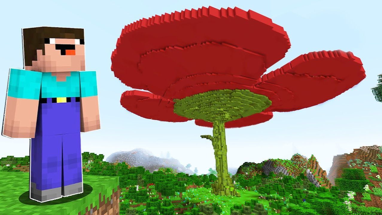 НУБ НАШЕЛ ГИГАНТСКИЙ ЦВЕТОК В МАЙНКРАФТ ! НУБИК ПРОТИВ МОНСТРОВ И ТРОЛЛИНГ ЛОВУШКА В MINECRAFT смотреть онлайн