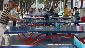 2026.01.08 Гуанчжоу, спортивный парк Tianhe Stadium, настольный теннис в свободном доступе