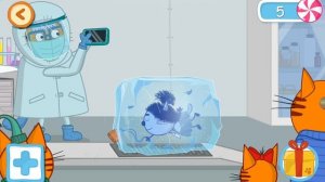 три кота зимние