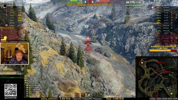 Не простая Карта для Артиллерии, но как то удалось настрелять - Объект 261.