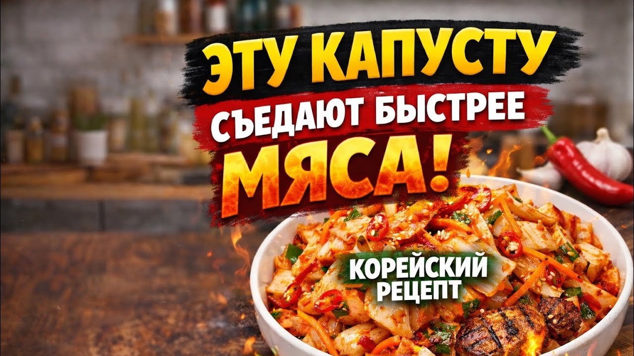 🔥 Эту капусту съедают быстрее мяса! Корейский рецепт смотреть онлайн