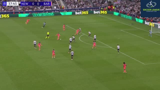 Ньюкасл — Барселона. Обзор матча. Лига чемпионов 25/26 смотреть онлайн