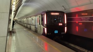 Поездка на фиолетовом балтийце перегон Международная-Проспект Славы