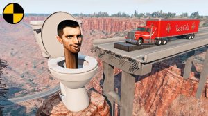 Skibidi Toilet VS Автомобили | BeamNG Drive