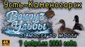 Вокруг Ульбы. От моста до моста. Усть-Каменогорск, 7 февраля 2026 года