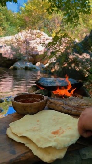 Острый стейк 🥩 в лепешке 🔥